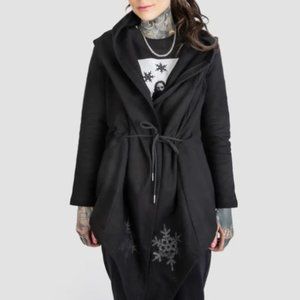 FROST WEAR LONGLINE HOODED CARDIGAN